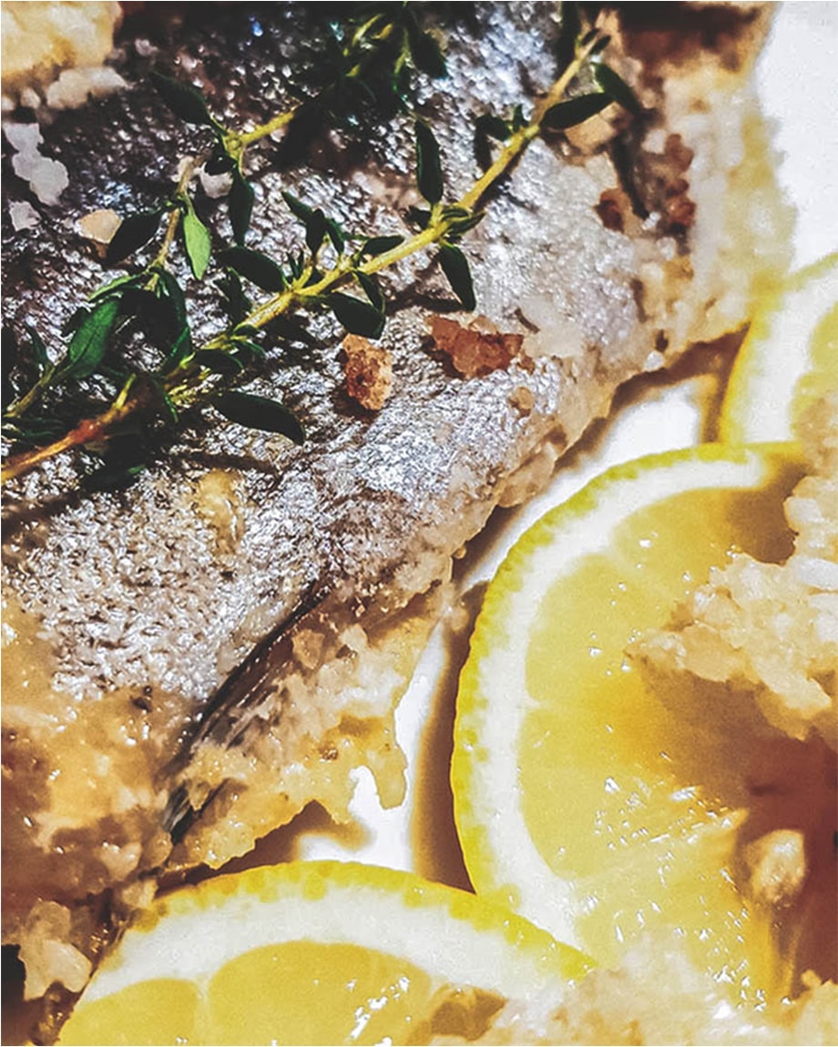 Lemon and Garlic Sea Bass Traybake Recipe - Sea Bass Traybake Recipe