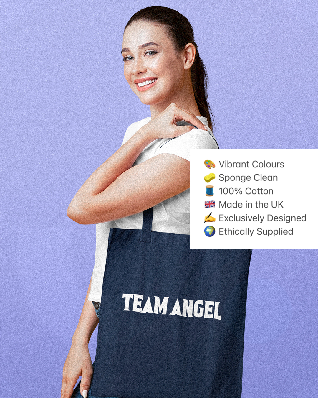 Team Angel Tote Bag - Buffy The Vampire Slayer Inspired Tote Bag - Buffy Angel Tote Bag - Team Angel Buffy The Vampire Slayer Inspired Tote Bag