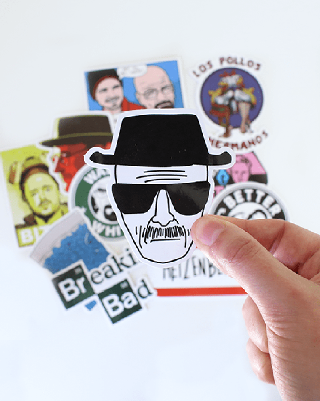 6 Assorted Breaking Bad Inspired Stickers Mystery Sticker Pack