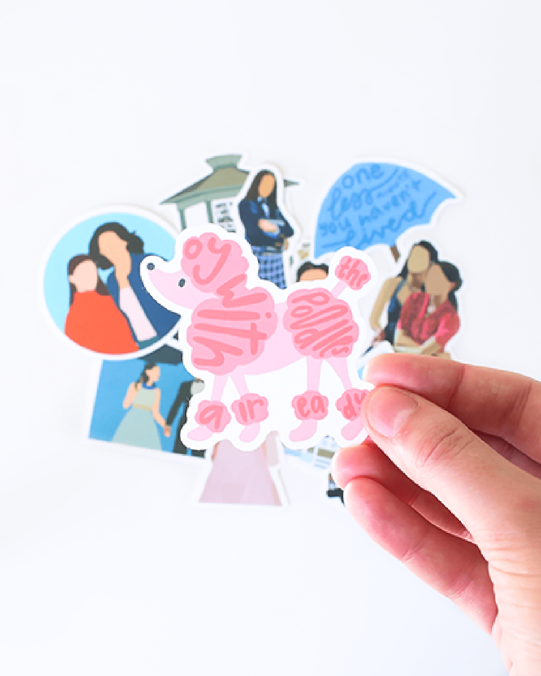 6 Assorted Gilmore Girls Inspired Stickers - Mystery Sticker Pack - Gilmore Girls Inspired Stickers