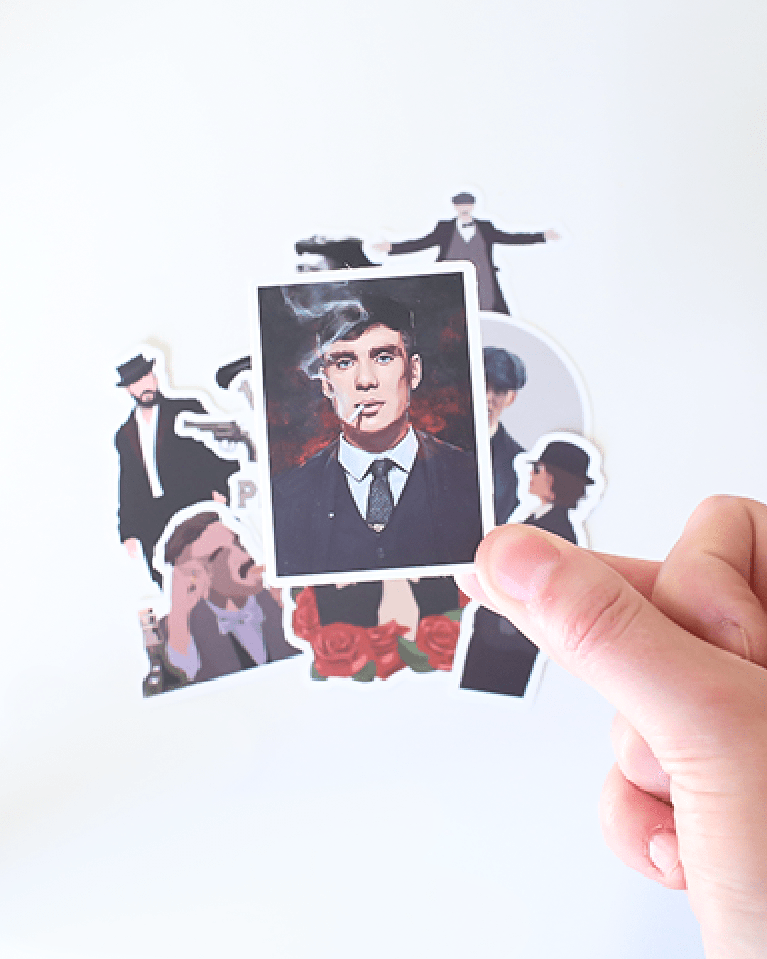 6 Assorted Peaky Blinders Inspired Stickers - Mystery Sticker Pack - Peaky Blinders Inspired Stickers