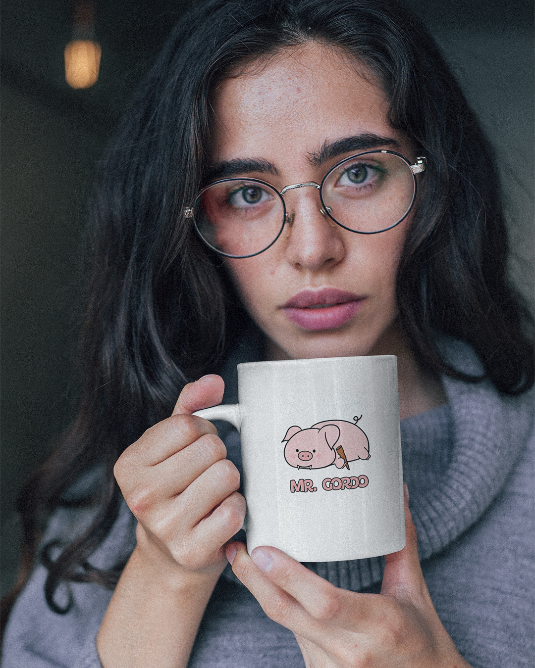 Cute Kawaii Pig Mr Gordo Mug - Buffy The Vampire Slayer Inspired Mug - Buffy Mr Gordo Mug - Mr Gordo Buffy The Vampire Slayer Inspired Mug