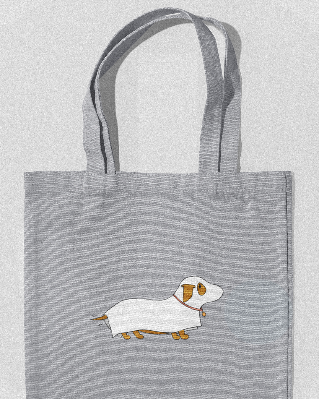 Halloween Sausage Dog Tote Bag - Spooky Season Dachshund Halloween Costume Ghost Dog Tote Bag - Halloween Sausage Dog Tote Bag