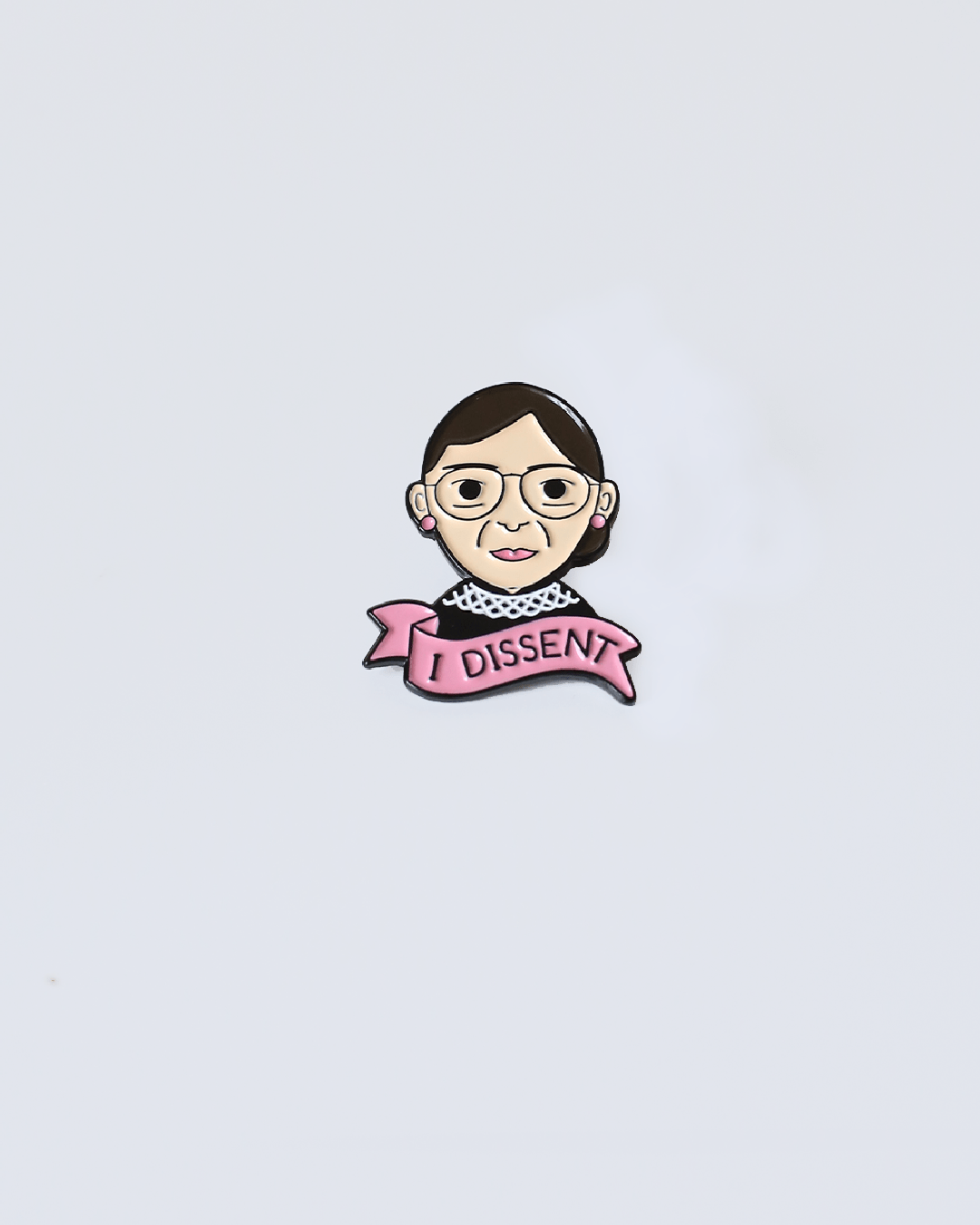 I Dissent Ruth Bader Ginsburg Pin Badge - Supreme Court Justice Feminist Pin - Ruth Bader Ginsburg Pin Badge