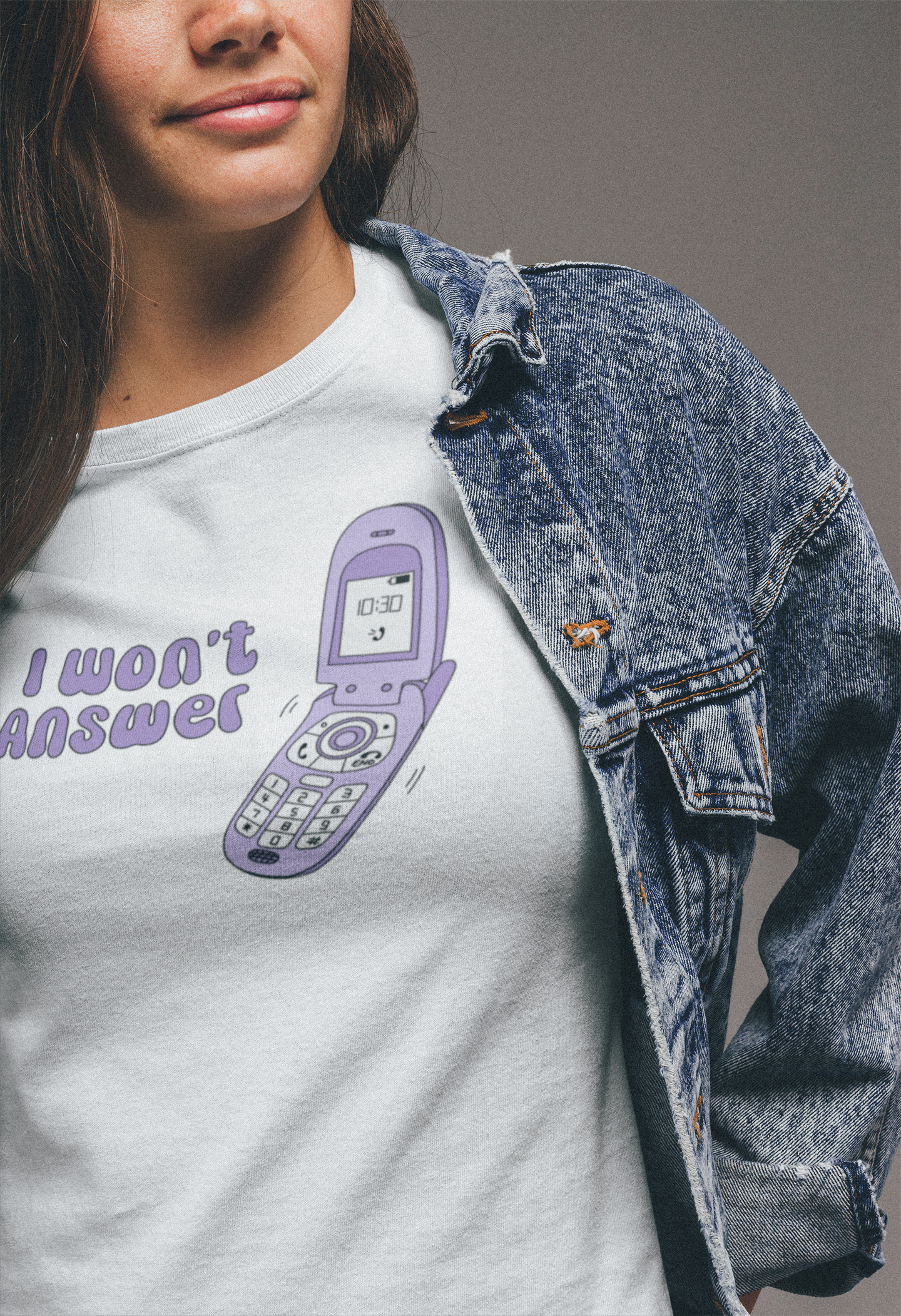 I Won't Answer Flip Phone T-Shirt - Phone Call Anxiety T-Shirt - I Won't Answer The Phone Anxiety T-Shirt - I Won't Answer The Phone Anxiety T-Shirt