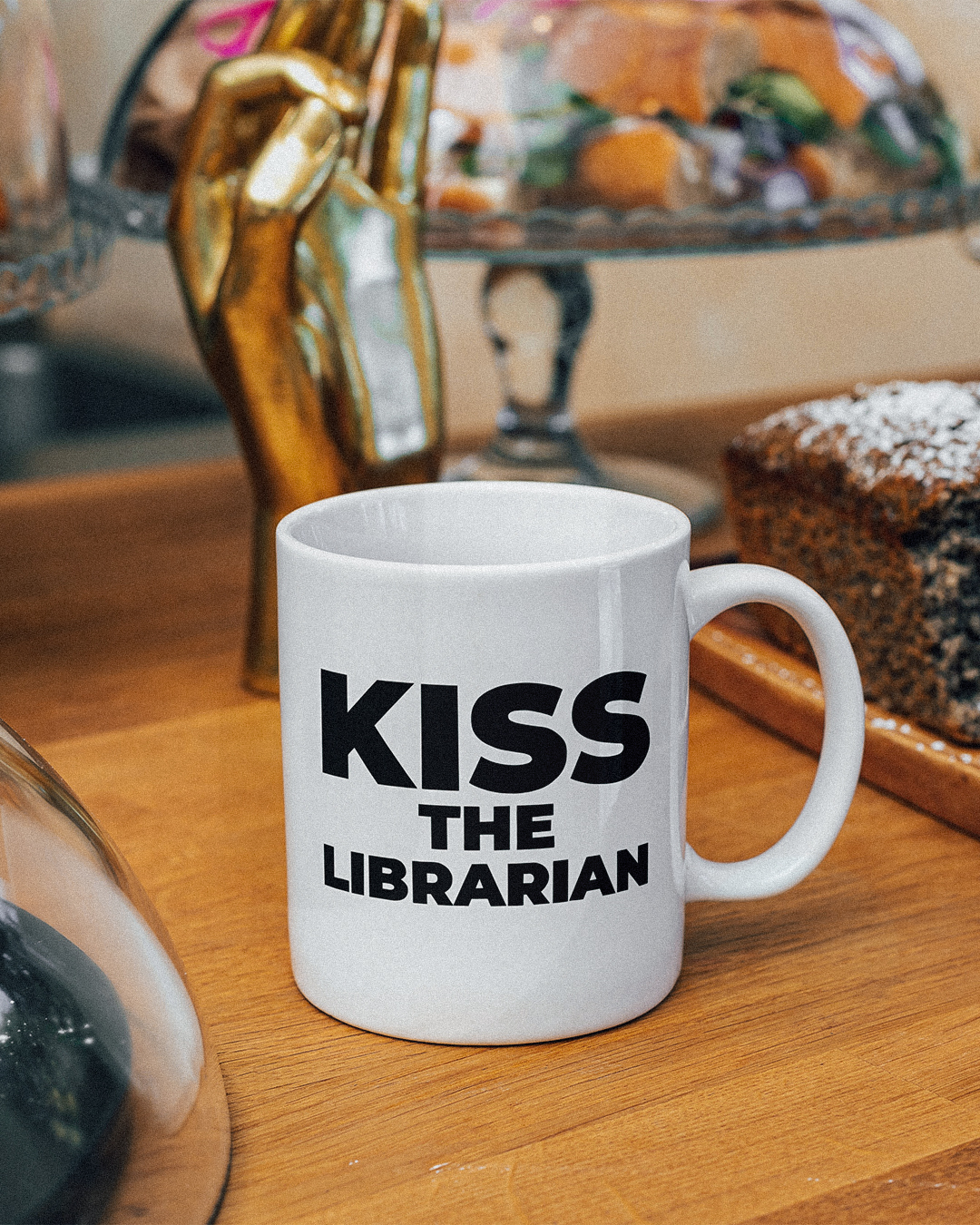 Kiss The Librarian Mug - Buffy The Vampire Slayer Inspired Mug - Rupert Giles Kiss The Librarian Mug - Kiss The Librarian Buffy The Vampire Slayer Inspired Mug