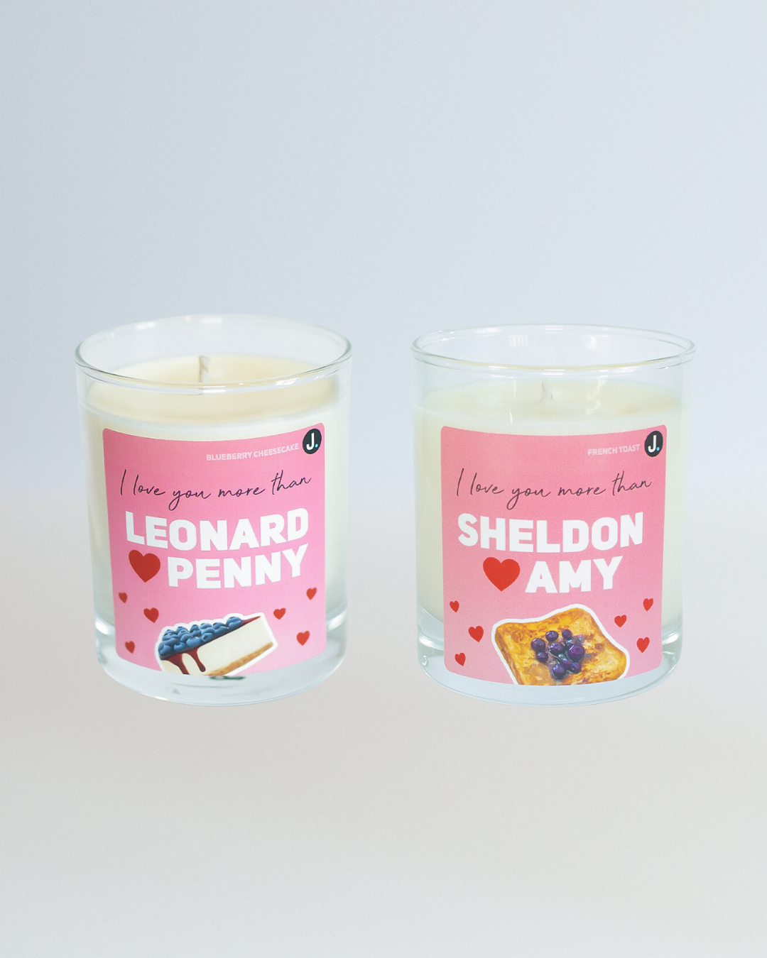Leonard & Penny (Blueberry Cheesecake) The Big Bang Theory Inspired Candle - The Big Bang Theory Inspired Candle