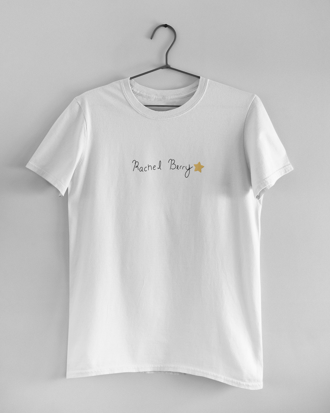 Rachel Berry Gold Star T-Shirt - Glee Inspired T-Shirt - Rachel Berry Handwriting T-Shirt - Glee Inspired T-Shirt