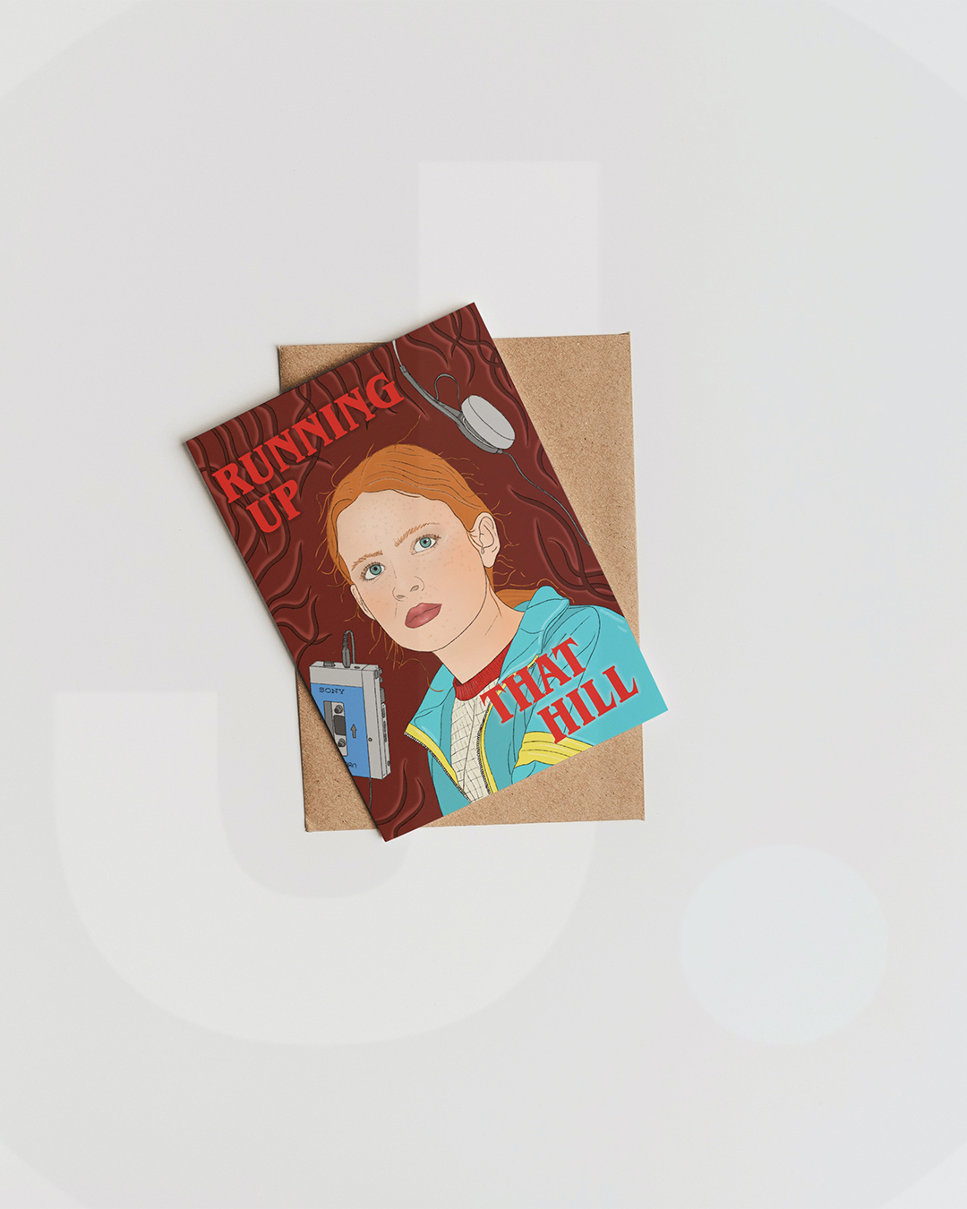 Running Up That Hill Max Stranger Things Inspired Card - Netflix Stranger Things 4 Inspired Birthday Card - Stranger Things Inspired Card