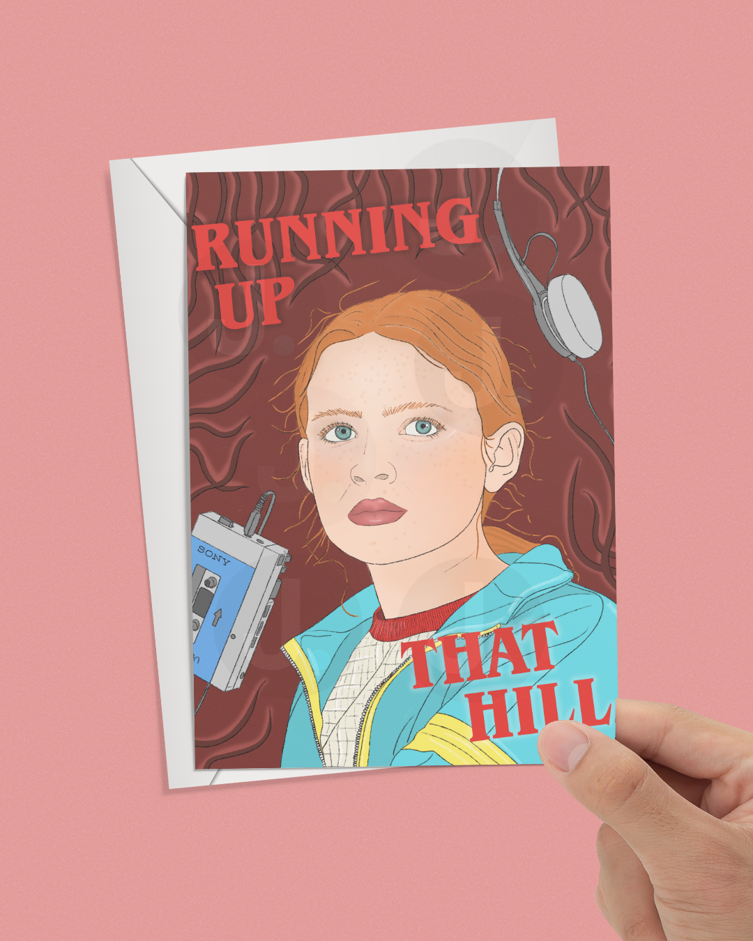 Running Up That Hill Max Stranger Things Inspired Card - Netflix Stranger Things 4 Inspired Birthday Card - Stranger Things Inspired Card