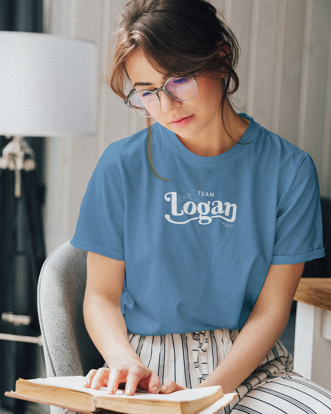 Team Logan Huntzberger T-Shirt - Gilmore Girls Inspired T-Shirt - Rory Gilmore's Boyfriends - Team Logan Huntzberger Inspired T-Shirt