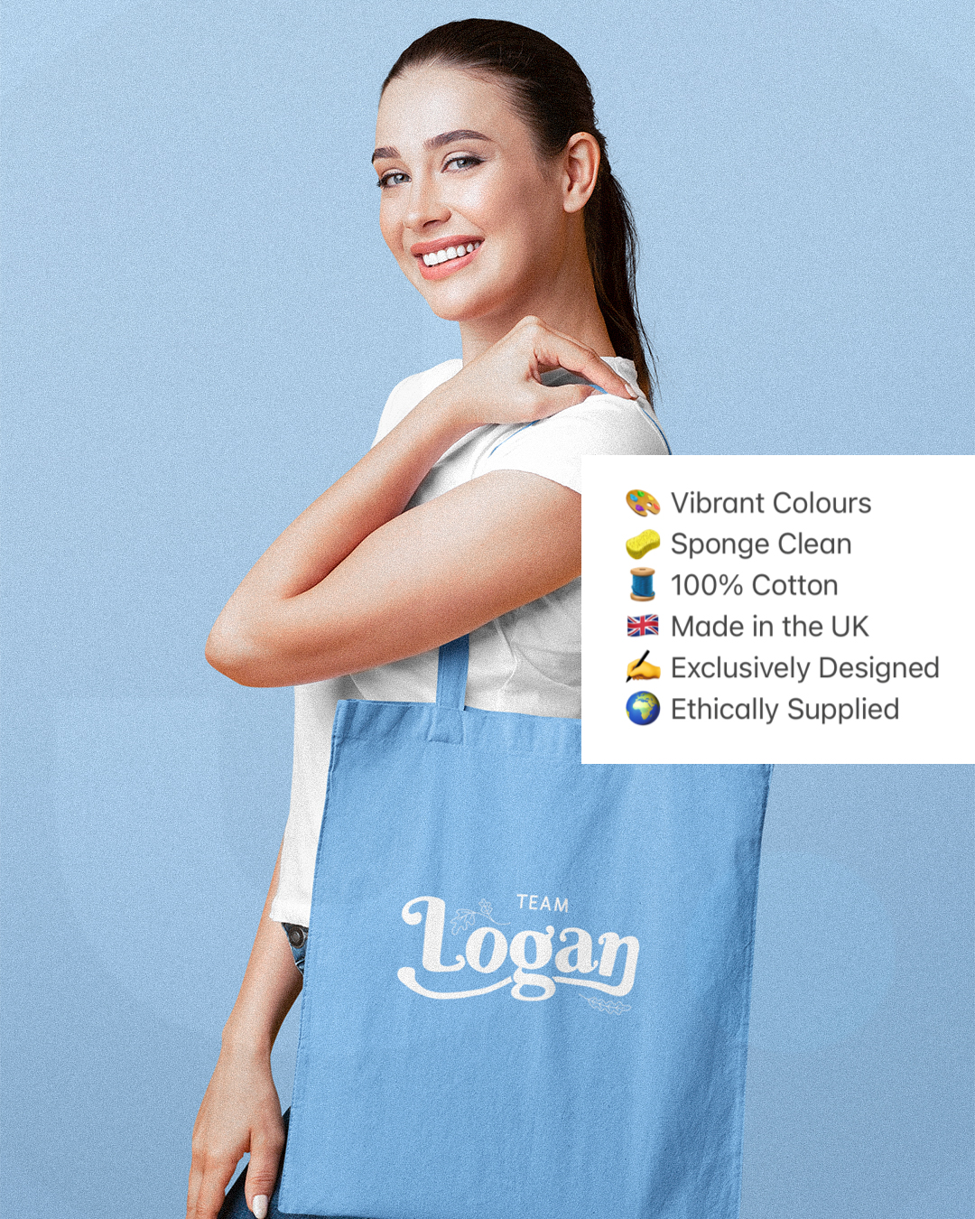 Team Logan Huntzberger Tote Bag - Gilmore Girls Inspired Tote Bag - Rory Gilmore's Boyfriends - Team Logan Huntzberger Gilmore Girls Inspired Tote Bag