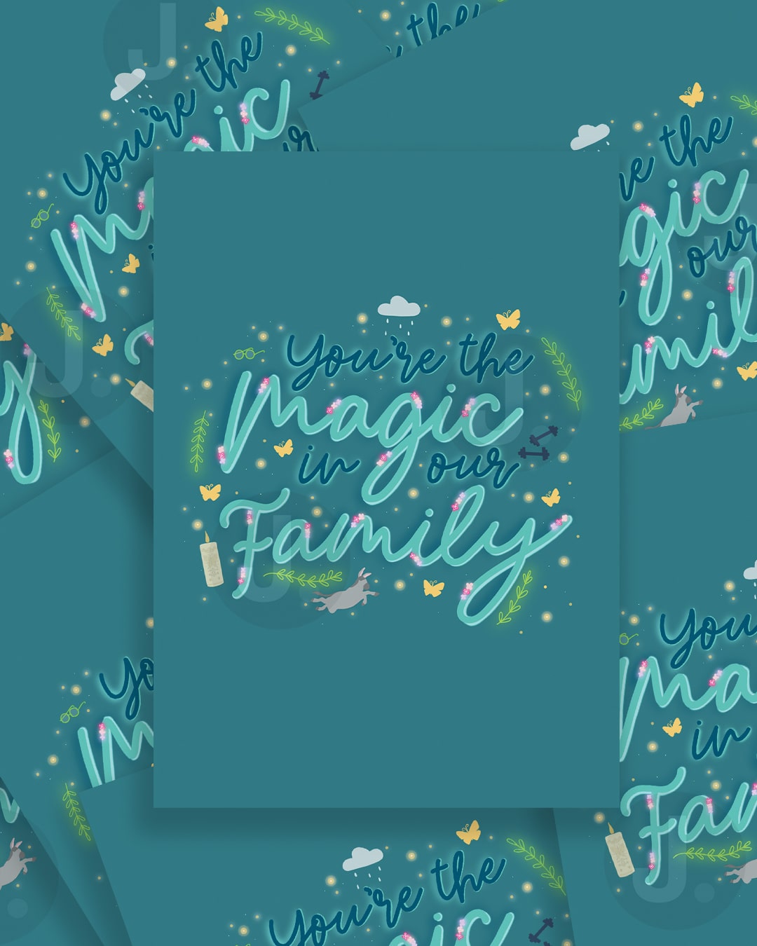 You're The Magic In Our Family Card - Magical Madrigal Encanto Inspired Card - Encanto Inspired Card