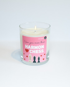 I Love You More Than Harmon Loves Chess - Vodka Gibson Scented Soy Candle - Vodka Scented Candle
