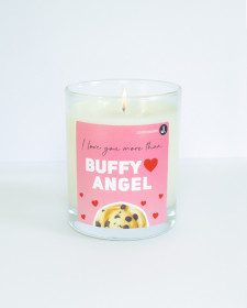 I Love You More Than Buffy Loves Angel - Cookie Dough Scented Soy Candle - Cookie Dough Scented Candle
