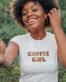 Coffee Girl T-Shirt - Coffee Girl Aesthetic T-Shirts - Coffee Girl Aesthetic T-Shirt