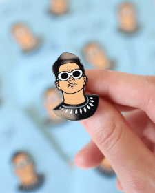 David Rose Pin Badge - Schitt's Creek Inspired Pin Badge - David Rose Pin Badge