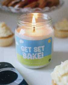 Get, Set, Bake! Candle (Vanilla Buttercream) - Great British Bake Off Inspired Candle - Baking Candle - Great British Bake Off Inspired Candle