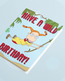 “Have A Wild Birthday!” 1990s Cartoon The Wild Thornberrys Inspired Birthday Card - The Wild Thornberrys Inspired Birthday Card