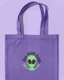 Hep Alien Rocks! Gilmore Girls Inspired Tote Bag - Help Alien Tote Bag Lane Kim - Hep Alien Rocks! Gilmore Girls Inspired Tote Bag