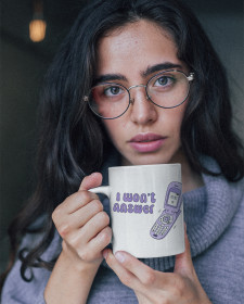 I Won't Answer Flip Phone Mug - Phone Call Anxiety Mug - I Won't Answer The Phone Anxiety Mug - I Won't Answer The Phone Anxiety Mug