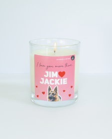 Jim & Jackie (Rhubarb and Custard) Friday Night Dinner Inspired Candle - Friday Night Dinner Inspired Candle