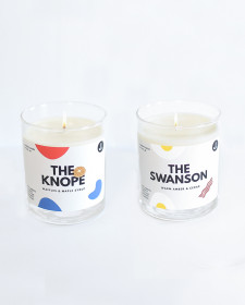 Knope and Swanson Candle Bundle - Two Pawnee Candle Collection - Knope Swanson Candle Collection
