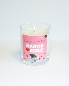 I Love You More Than Martin Loves Eddie - Cool Crisp Beer Scented Soy Candle - Beer Scented Candle