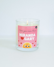 I Love You More Than Miranda Loves Gary - Tropical Fruit Friends Scented Soy Candle - Tropical Scented Candle