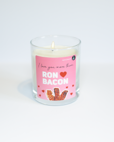 Ron Swanson & Bacon (Maple Bacon) Parks and Recreation Inspired Candle - Parks and Recreation Inspired Candle