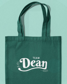 Team Dean Forester Tote Bag - Gilmore Girls Inspired Tote Bag - Rory Gilmore's Boyfriends - Team Dean Forester Gilmore Girls Inspired Tote Bag