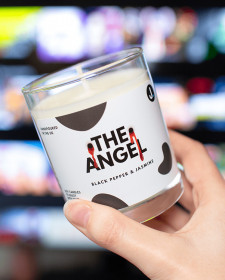 The Angel Candle - Black Pepper and Jasmine Scented Soy Candle - Masculine Scented Candles - Masculine Scented Candles