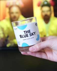The Blue Sky Candle (Blue Candy Floss) Inspired By Breaking Bad's Blue Sky Meth - Breaking Bad Candle
