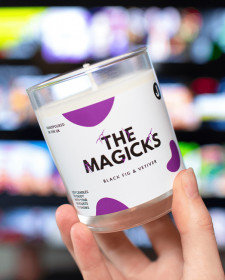 The Magicks Candle - Black Fig and Vetiver Scented Soy Candle - Fig Scented Candles - Fig Scented Candles
