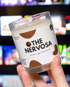 The Nervosa (Chocolate and Coffee) Frasier Inspired Candle - Café Nervosa Frasier Crane Candle - Café Nervosa Frasier Candle