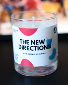 The New Directions Candle (Blue Raspberry Slushie) Glee Inspired Candle - Glee Inspired Candle