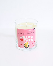I Love You More Than Willow Loves Tara - Orange Neroli and Rose Scented Soy Candle - Rose Scented Candle