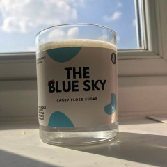 The Blue Sky Candle - Blue Candy Floss Sugar - Scented Soy Candle - Candy Scented Candles